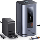 Hub USB Baseus 11in1 Docking station Spacemate Series (B0112701), Triple 4K Display, 10Gbps, PD100W Incarcare rapida, gri
