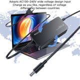 Adaptor Yesido Universal Laptop Adapter (CG11E), Incarcare Rapida, Smart Chip, 65W, 5A, 1m, Negru