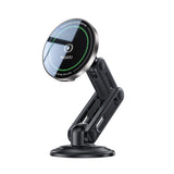 Suport auto Yesido cu Incarcare Wireless (C317), pentru Bord / Grila ventilatie, N52 Magnets, 15W, Type-C, negru