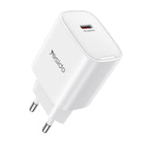 Incarcator retea Yesido Incarcator retea (YC01E), Type-C, Incarcare rapida, PD20W, Intelligent Output, alb