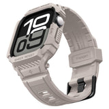 Curea pentru Apple Watch 10 42mm, Spigen Rugged Armor Pro V2 (ACS10496), bej
