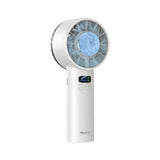 Yesido Handheld Fan (YF18), cu LCD Display, 12W Brushless Motor, 5500 RPM, 100x Speed, 12W, 3600mAh, Type-C, Negru