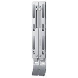 Yesido Laptop Holder (LP07), Stable & Secure Design, 7-Level Height Adjustment, Aluminum Alloy, pentru 13-20 Laptops, Argintiu