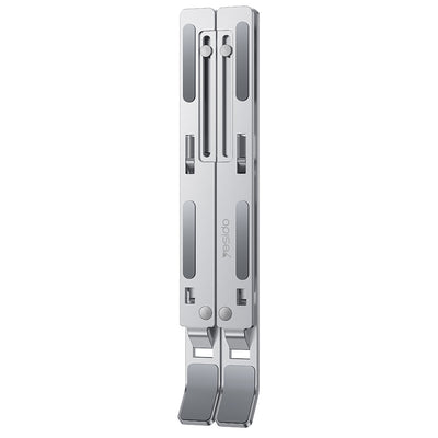 Yesido Laptop Holder (LP07), Stable & Secure Design, 7-Level Height Adjustment, Aluminum Alloy, pentru 13-20 Laptops, Argintiu