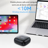Casti wireless Yesido (YSP24), cu Bluetooth V5.4, Open-ear Design, Three-band Prominence, Touch, 400mAh, USB-C, negru