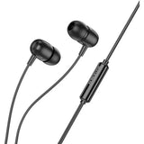 Borofone Casti cu fir Delicious (BM77), Type-C, cu Microphone, Stereo Bass, Hi-Fi Audio, Universal, 1.2m, Negru
