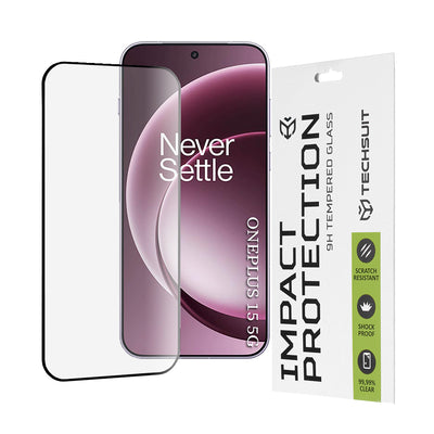 Folie de protectie pentru OnePlus 15, Techsuit 111D Full Cover / Full Glue Glass