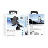Suport auto Borofone Grand (BH93), cu Ventuza, pentru Bord/Parbriz, 360A° Adjust, Telescopic Brat, 4.5a€“7, negru