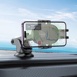 Suport auto Borofone Grand (BH93), cu Ventuza, pentru Bord/Parbriz, 360A° Adjust, Telescopic Brat, 4.5a€“7, negru