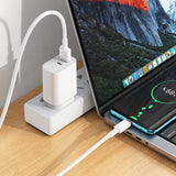 Cablu Borofone de date Beneficio Series (BX110), Premium Line, USB to Type-C, High-quality, Incarcare rapida, 3A, 1m, alb