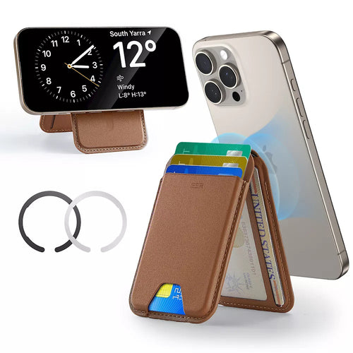 Portofel ESR Classic Magnetic Wallet Stand (3C13210300265), maro
