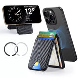Portofel ESR Classic Magnetic Wallet Stand (3C13210300664), negru aramid