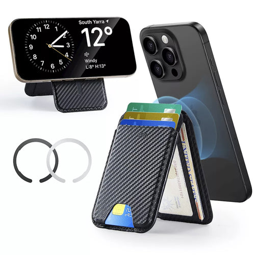 Portofel ESR Classic Magnetic Wallet Stand (3C13210300664), negru aramid
