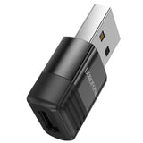 Adaptor Borofone OTG Adapter (BV18), USB2.0 Male to Type-C Female, Data Transmission, Fast Charge Up to 3A, Negru