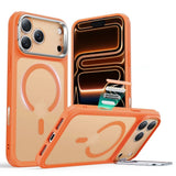 Husa pentru iPhone 17 Pro, ESR Classic Hybrid HaloLock Kickstand, portocaliu