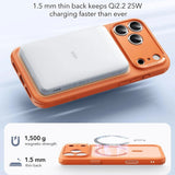 Husa pentru iPhone 17 Pro Max, ESR Classic Hybrid HaloLock, portocaliu