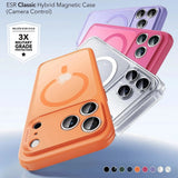 Husa pentru iPhone 17 Pro, ESR Classic Hybrid HaloLock, portocaliu