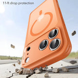 Husa pentru iPhone 17 Pro, ESR Classic Hybrid HaloLock, portocaliu