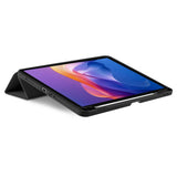 Husa tableta pentru Samsung Galaxy Tab A9, Techsuit Flex Trifold (cu Pencil Holder), gri