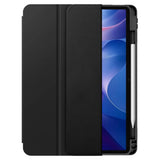 Husa tableta pentru Samsung Galaxy Tab A9 Plus, Techsuit Flex Trifold (cu Pencil Holder), gri