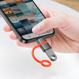 Adaptor Mcdodo Adapter (OT-3810), cu Silicon Hook, Aluminium Alloy, USB to Type-C, 5Gbps, Portabil Design, Plug&play