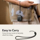 Husa casti pentru AirPods Pro 3, ESR, Pulse Magnetic Flicklock Dark, alb
