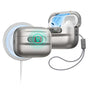 Husa casti pentru AirPods Pro 3, ESR, Pulse Magnetic Flicklock Titanium, gri