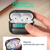 Husa casti pentru AirPods Pro 3, ESR, Pulse Magnetic Flicklock, alb