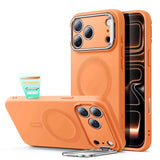 Husa pentru iPhone 17 Pro Max, ESR Cloud Soft HaloLock Kickstand, negru