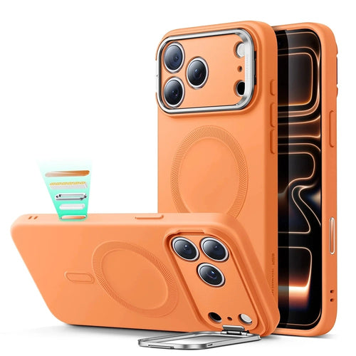 Husa pentru iPhone 17 Pro, ESR Cloud Soft HaloLock Kickstand, negru