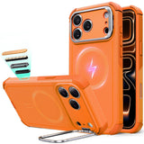 Husa pentru iPhone 17 Pro, ESR Cyber Armor Kickstand, negru