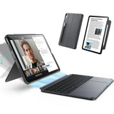 Husa tableta pentru iPad Air 13 (2024), ESR Shift Keyboard Case, gri