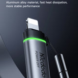 Adaptor Mcdodo Adapter Auto Power Off (OT-2590), USB-C to Lightning, 36W, 3A, 480Mbps, E-Mark Chip, Fast Charge