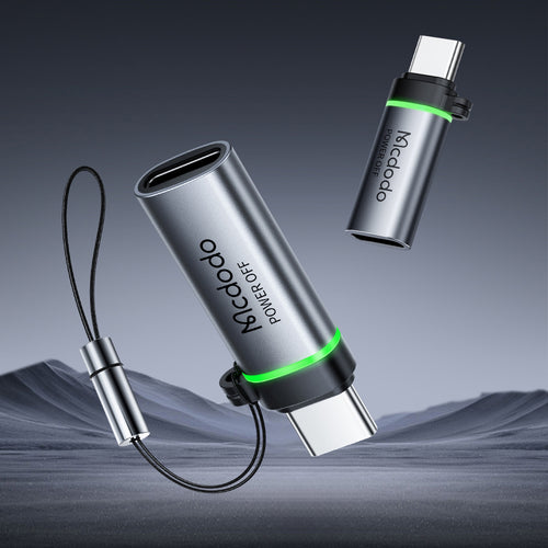 Adaptor Mcdodo Adapter Auto Power Off (OT-6010), Lightning to Type-C, 60W, 3A, 480Mbps, Charging & Data Sync