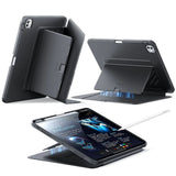 Husa tableta pentru iPad Pro 11 (2024), ESR Flip Hybrid (cu Pencil Holder), albastru