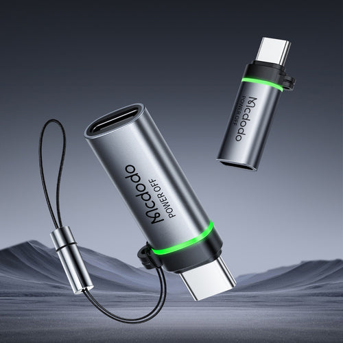 Adaptor Mcdodo Adapter Auto Power Off (OT-2450), Type-C to Type-C, PD100W, 5A, 480Mbps, Charging & Data Sync