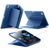 Husa tableta pentru iPad Pro 13 (2024), ESR Flip Hybrid (cu Pencil Holder), albastru