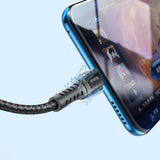 Cablu Mcdodo de date (CA-2271), USB to Type-C, Nylon Braided, Aliaj aluminiu, Support QC4.0/3.0, 1m, negru