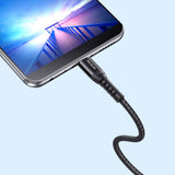 Cablu Mcdodo de date (CA-2281), USB to Micro-USB, Nylon Braided, Aliaj aluminiu, QC4.0/3.0, 1m, negru