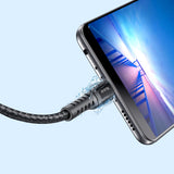 Cablu Mcdodo de date (CA-2281), USB to Micro-USB, Nylon Braided, Aliaj aluminiu, QC4.0/3.0, 1m, negru