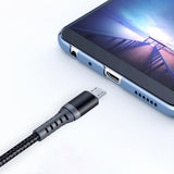 Cablu Mcdodo de date (CA-2281), USB to Micro-USB, Nylon Braided, Aliaj aluminiu, QC4.0/3.0, 1m, negru