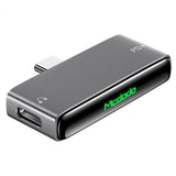 Adaptor Mcdodo Audio Adapter (CA-7670), Type-C to 2x Type-C, PD60W Fast Charge, Hi-Res, DAC Chip, Suport Call Function