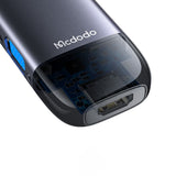 Hub USB Mcdodo Hub (HU-7420), 10in1, 2x USB2.0, 2x USB3.0, USB-C PD100W, VGA, HDMI 4K, LAN, SD/TF Slot, 5Gbps, Type-C Cable, gri