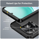 Husa pentru Honor X5c Plus, Techsuit Carbon Silicone, albastru