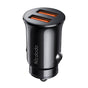 Incarcator auto Mcdodo (CC-6602), Dual port, 12W, Fireproof PC, 12-24V, negru
