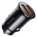 Incarcator auto Mcdodo (CC-6602), Dual port, 12W, Fireproof PC, 12-24V, negru