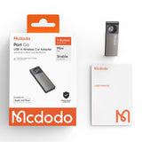 Adaptor Mcdodo Car Adapter (OT-8250), USB, cu Integrat Multi-Function Button, Zinc Alloy, BT V5.0