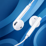 Casti cu Fir Mcdodo Element Series (HP-6081), In-Ear, Jack 3.5mm, 1.2m, Alb
