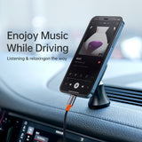 Cablu audio Mcdodo Castle (CA-0780), Lightning to Jack 3.5mm, Nylon Braided, 1.2m, negru;gri;portocaliu