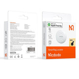 Dispozitiv anti-pierdere Mcdodo SmartTag Locator (AT-7200), 230mAh, Bluetooth V5.2, IPX4, MFi Certificated, alb
